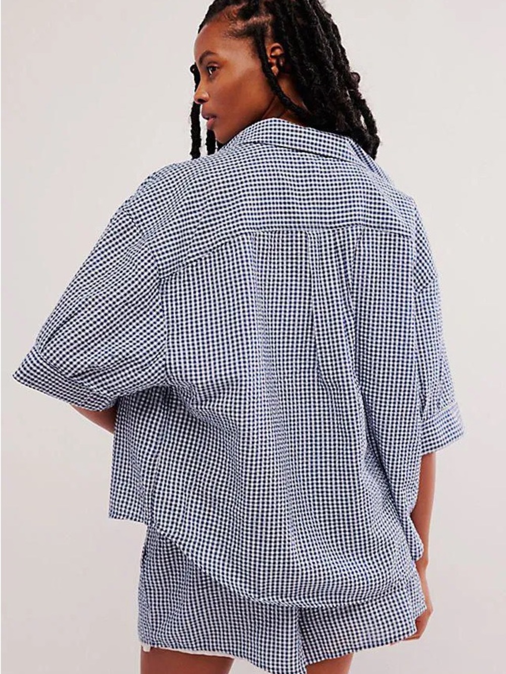 FREE PEOPLE INTIMATELY FREE CHECKED OUT GINGHAM SET - Picture 2 of 16